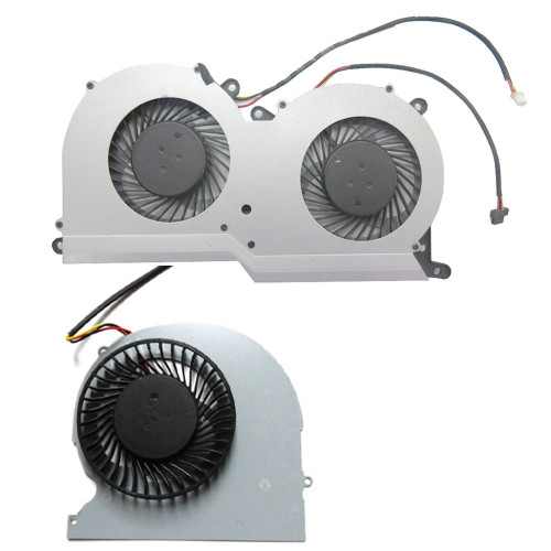 Laptop CPU GPU Fan For Mifcom SG5 i7 - GTX 1070 Ultimate 4K P651RS-G DC5V A Pair New