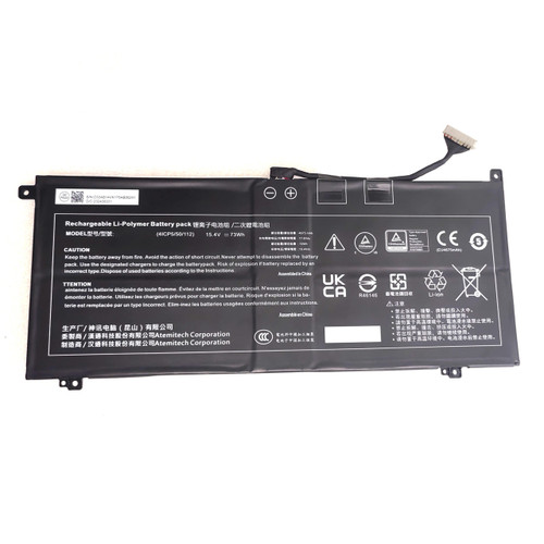 Laptop Battery For EVOC High Performance Systems V5602A V560TU 15.4V 73WH 4675MAH New
