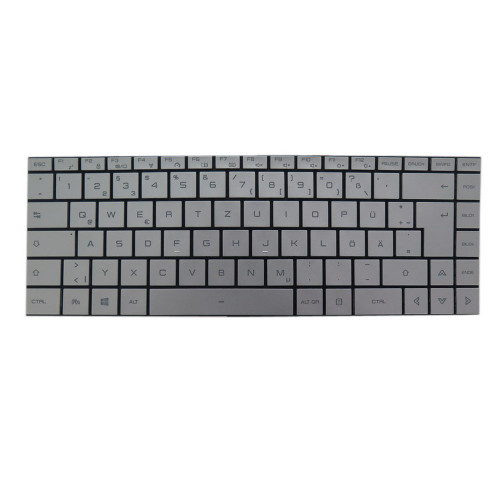 Laptop With Backlit Keyboard For Slimbook KDE 14" 14 inches German GR Silver NO Frame New