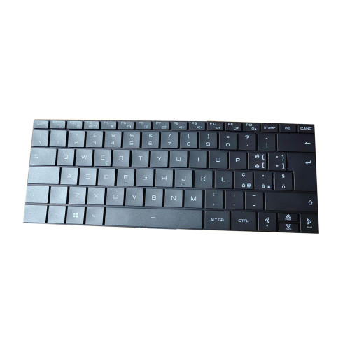 Grey Laptop Backlit Keyboard For Tongfang PF4MNXF 14' Italy IT No Frame New