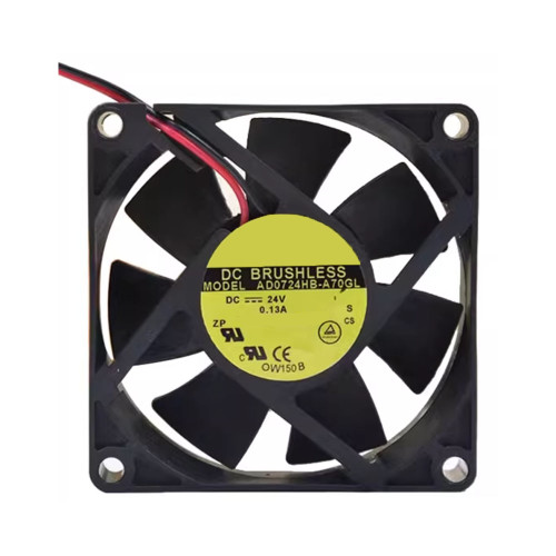 Cooling Fan For ADDA AD0724HB-A70GL DC24V 0.13A 2-wire New