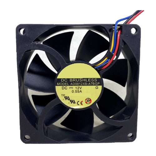 Cooling Fan For ADDA AD0812XB-A7BGP DC12V 0.55A 4-wire New