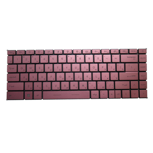 Pink Laptop Backlit Keyboard For MSI Modern 15 A11SB A11SBL A11SBU With Big Ctrl No Frame Russian RU New