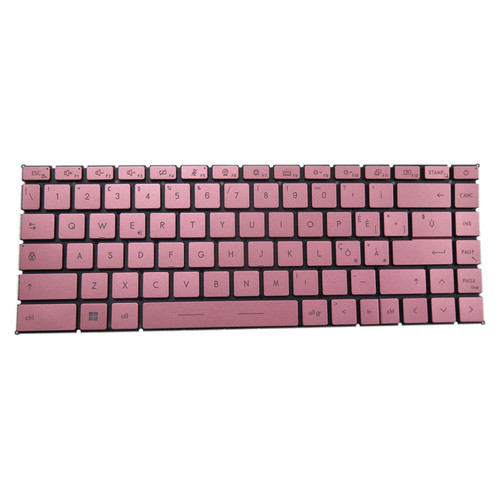 Pink Laptop Backlit Keyboard For MSI Modern 15 A4M A4MW A5M A5M-027NL With Big Ctrl No Frame Italian IT New