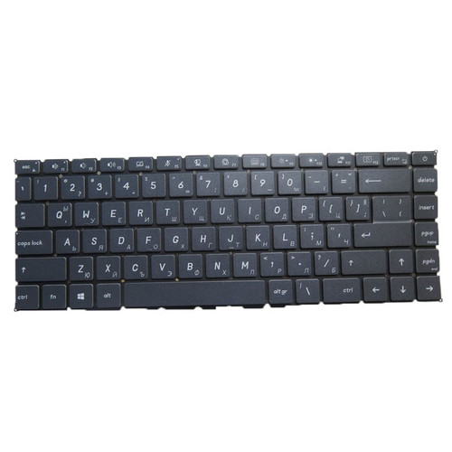 Gray Laptop Backlit Keyboard For MSI Modern 15 A10 10M A10RAS A10RBS With Small Ctrl No Frame Bulgaria BG New