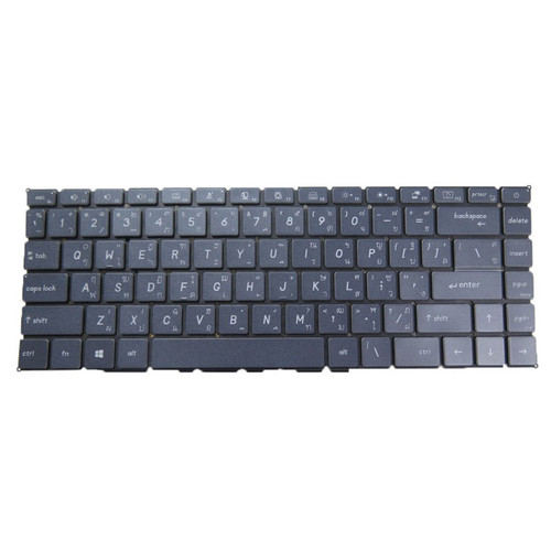 Gray Laptop Backlit Keyboard For MSI Modern 15 A10 10M A10RAS A10RBS With Small Ctrl No Frame Thailand TI New