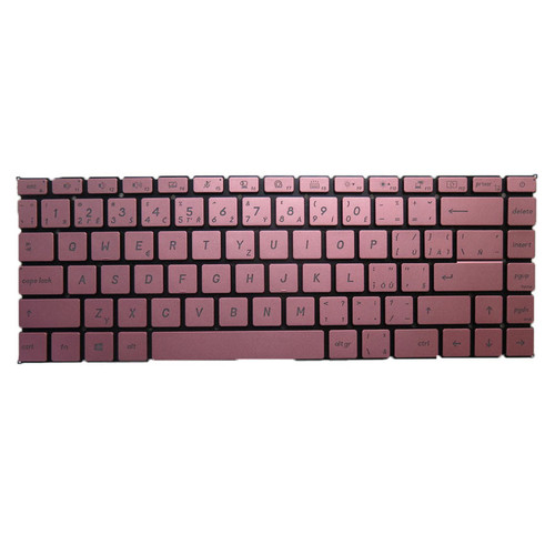 Pink Laptop Backlit Keyboard For MSI Modern 15 A10 10M A10RAS A10RBS With Small Ctrl No Frame Czech Slovakian CS New
