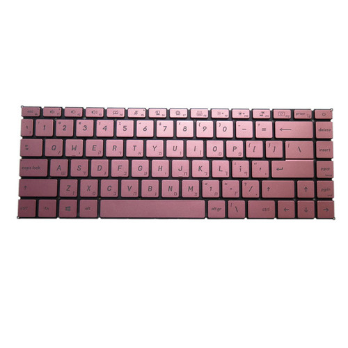 Pink Laptop Backlit Keyboard For MSI Modern 15 A10 10M A10RAS A10RBS With Small Ctrl No Frame Hebrew HB New
