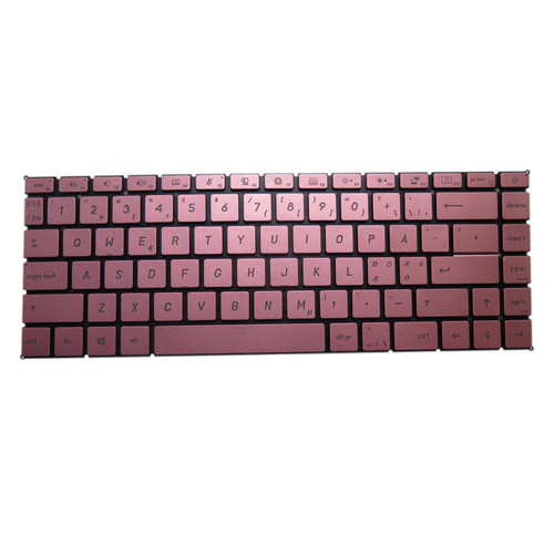 Pink Laptop Backlit Keyboard For MSI Modern 15 A10 10M A10RAS A10RBS With Small Ctrl No Frame Nordic NE New