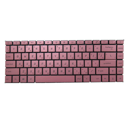 Pink Laptop Backlit Keyboard For MSI Modern 15 A10 10M A10RAS A10RBS With Small Ctrl No Frame Russian RU New