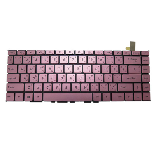 Pink Laptop Backlit Keyboard For MSI Modern 15 A10 10M A10RAS A10RBS With Small Ctrl No Frame Thailand TI New