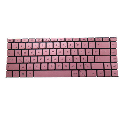 Pink Laptop Backlit Keyboard For MSI Modern 15 A10 10M A10RAS A10RBS With Small Ctrl No Frame Turkish TR New
