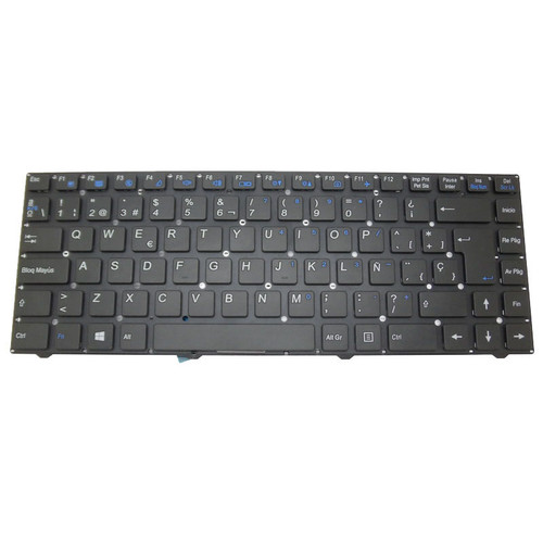 Laptop Keyboard For BTO U•BOOK 14CL14 W540EU Spanish SP Black No Frame New