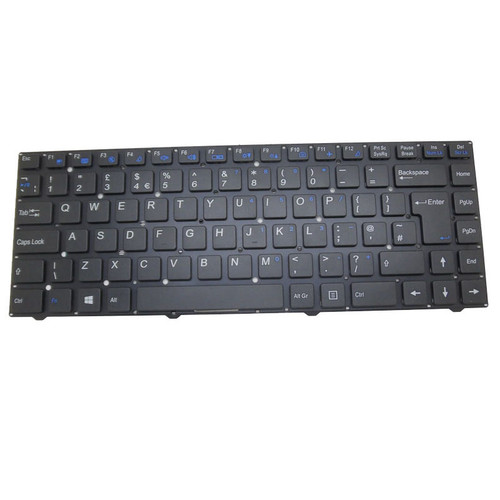 Laptop Keyboard For BTO U•BOOK 14CL14 W540EU United Kingdom UK Black No Frame New