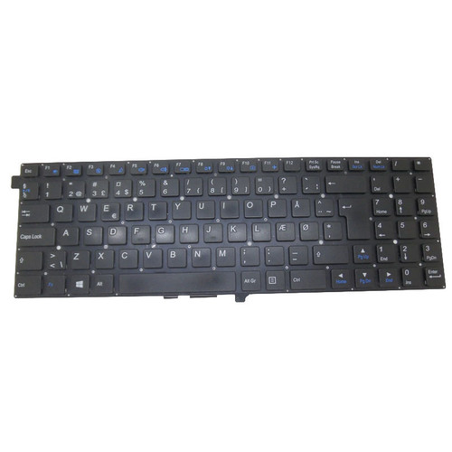 Laptop Keyboard For BTO X•BOOK 15CL14 15CL17 Danish DM Black No Frame New