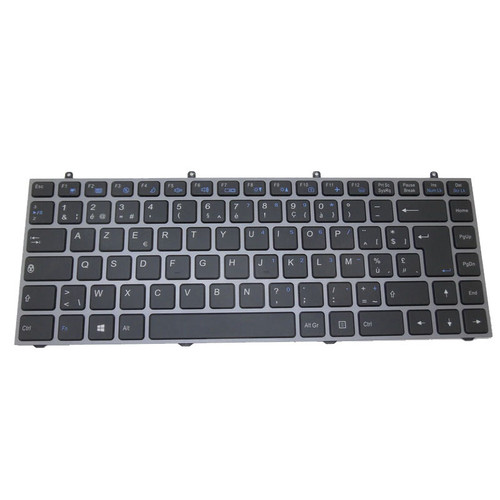 Laptop Backlit Keyboard For BTO X•BOOK 13CL58 For GTX765M GTX860M GTX960M Belgium BE Black With Gray Frame New