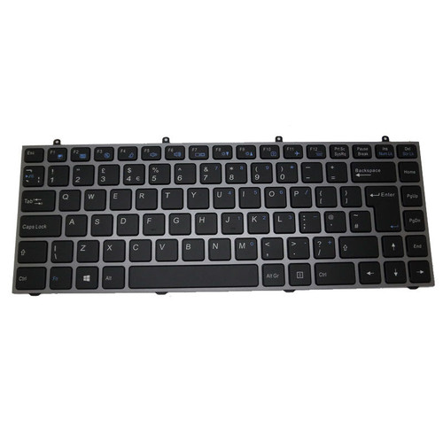 Laptop Keyboard For BTO X•BOOK 13CL58 For GTX765M GTX860M GTX960M United Kingdom UK Black With Silver Frame New