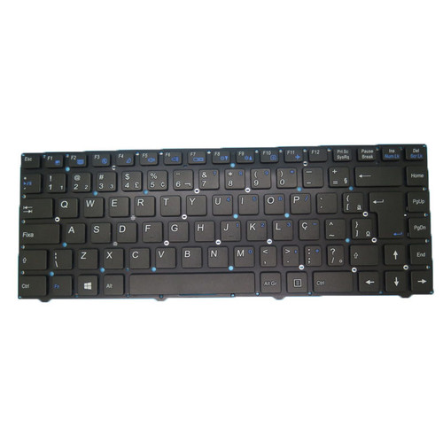 Laptop Keyboard For BTO X•BOOK 14CL16 W740SU Brazilian BR Black No Frame New