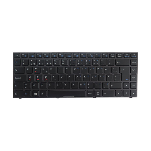 Laptop Backlit Keyboard For BTO X•BOOK 13CL824 N131WU Norwegian NW Black With Gray Frame New