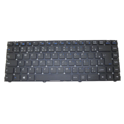 Laptop Keyboard For BTO X•BOOK 14CL19 W940AU Brazilian BR Black No Frame New