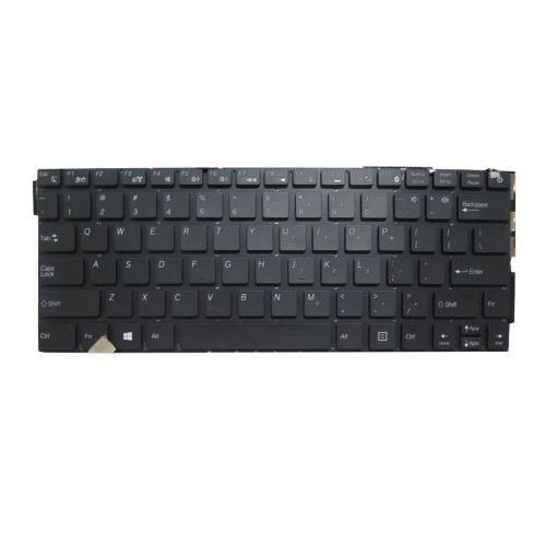 Used Laptop Backlit Keyboard For BTO X•BOOK 13CL23 English US Black No Frame 90% New