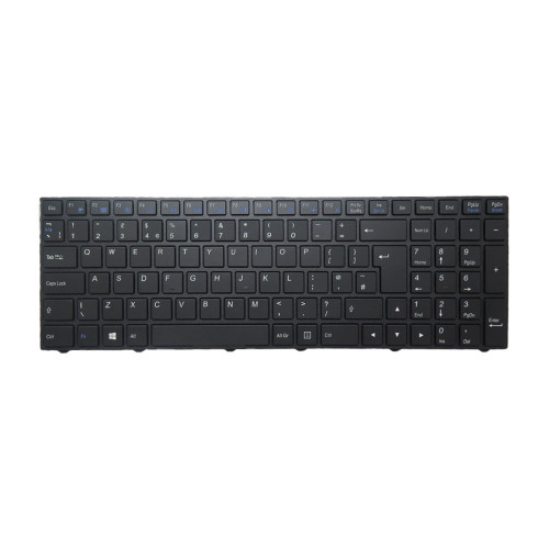 Laptop Backlit Keyboard For CLEVO N250 CVM15F26S0J430 6-80-N2500-170-1 United Kingdom UK With Black Frame New