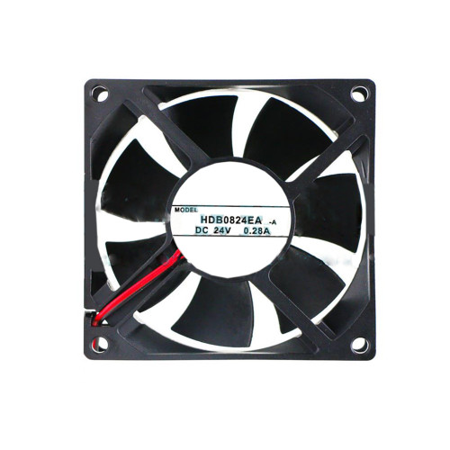 Cooling Fan For HXH HDB0824EA-A DC24V 0.28A 8CM 2Lines New