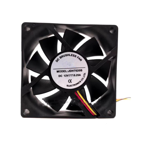 Cooling Fan For JSL JDH7020B DC12V 0.25A 70*70*20MM 3PIN New