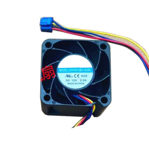 Cooling Fan For CCHV CHT4012BX-W28C DC12V 2.0A 4PIN New