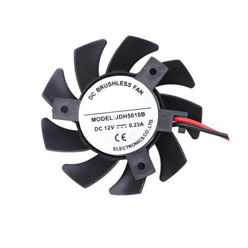 Cooling Fan For JSL JDH5010B DC12V 0.23A 50*50*10MM 2Lines New