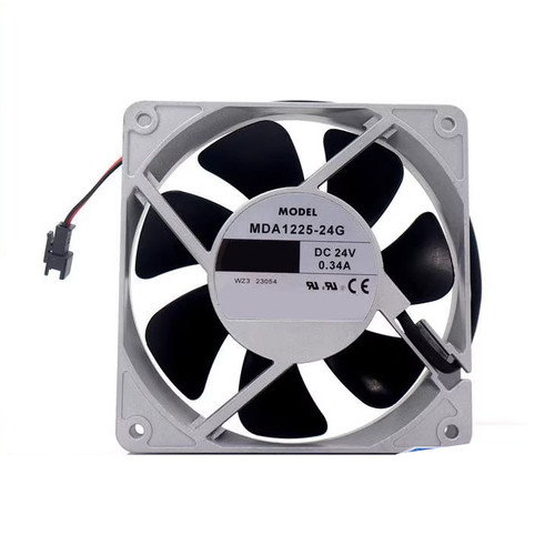 Cooling Fan For ORIX MDA1225-24G 120*120*25MM DC24V 0.34A 2Lines New