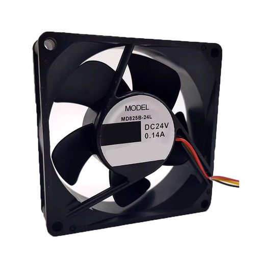 Cooling Fan For ORIX MD825B-24L 80*80*25MM DC24V 0.14A 3Lines New