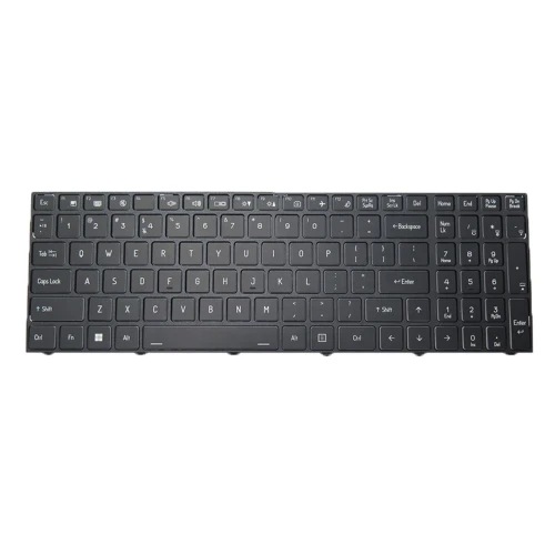 Black Laptop No Backlit Keyboard For BTO X·BOOK 17X1382 NP70SN English US With Frame New