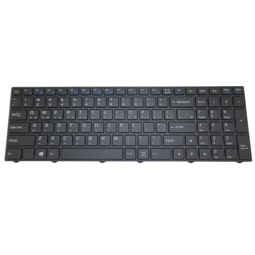Laptop Backlit Keyboard For BTO 15CL809 N751GU Korean KR Black With Black Frame New