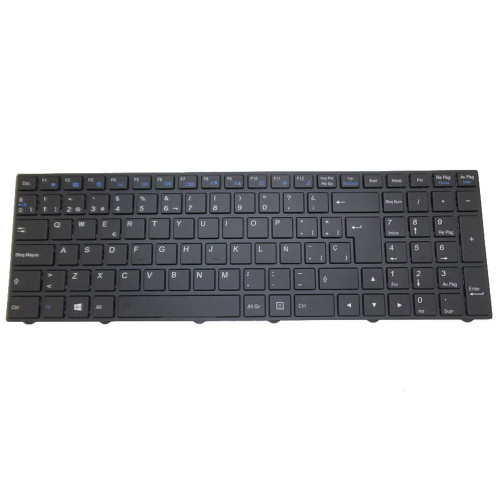 Laptop Backlit Keyboard For BTO 15CL809 N751GU Spanish SP Black With Black Frame New