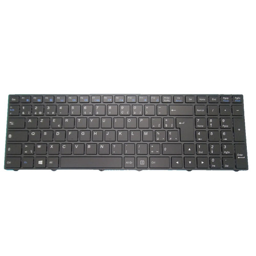 Laptop Backlit Keyboard For BTO W·BOOK 15W875 P955ET1 Belgium BE Black No Frame New