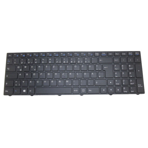 Laptop Backlit Keyboard For BTO 17CL27 N870HC German GR Black With Black Frame New