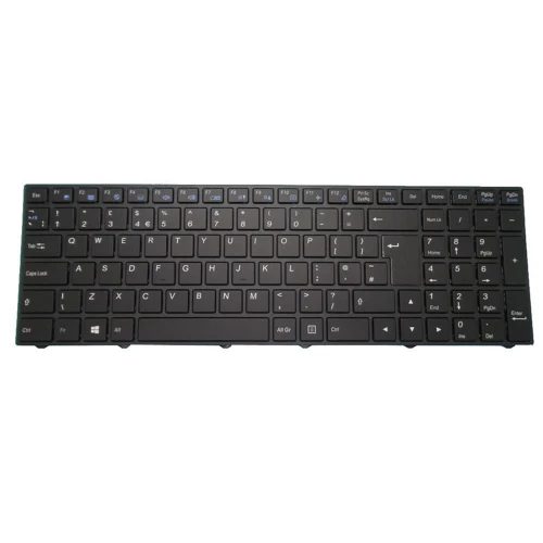Laptop Backlit Keyboard For BTO 17CL75 GTX1070 PA71HS United Kingdom UK Black With Black Frame New