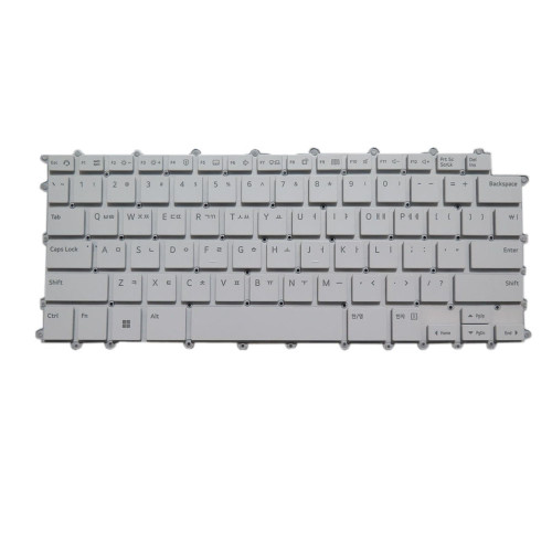 Laptop Backlit Keyboard For LG 14Z90R 14Z90R-G 14Z90R-K 14Z90R-N 14Z90R-Q Korean KR White No Frame New