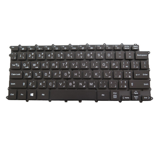 Laptop With Backlit Keyboard For LG 14Z90RS 14Z90RS-G 14Z90RS-K Arabia AR Black NO Frame New