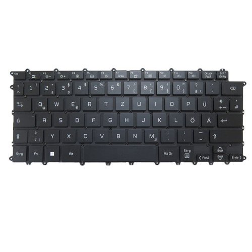 Laptop With Backlit Keyboard For LG 14Z90T-G.AA55A3 14Z90T-G.AA75A1 14Z90T-G.AA75A9 14Z90T-G.AA78A3 German GR Black NO Frame New