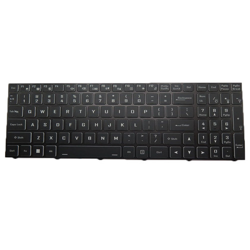 Laptop Backlit Keyboard For BTO X·BOOK 17X1090 X170SM English US With Black Frame New