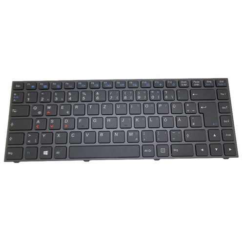 Laptop Backlit Keyboard For BTO X·BOOK 14CL76 P641RE German GR Black With Gray Frame New