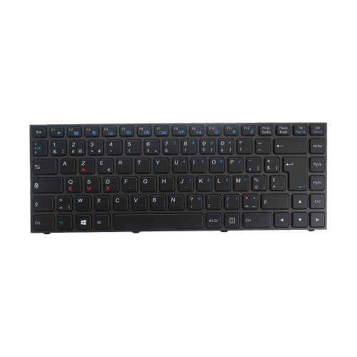 Laptop Backlit Keyboard For BTO U·BOOK 14CL76 14CL834 N141WU Belgium BE Black With Gray Frame New