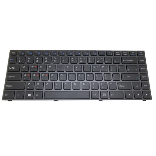 Laptop Backlit Keyboard For BTO U·BOOK 14CL76 14CL834 N141WU Korean KR Black With Gray Frame New