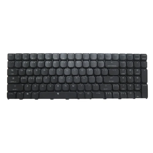 Used Laptop Colorful Keyboard Mechanical keyboard Oval keycaps For BTO X·BOOK 15CL872 GK5CN5Z English US With Small Ctrl Black Without Frame 90% New