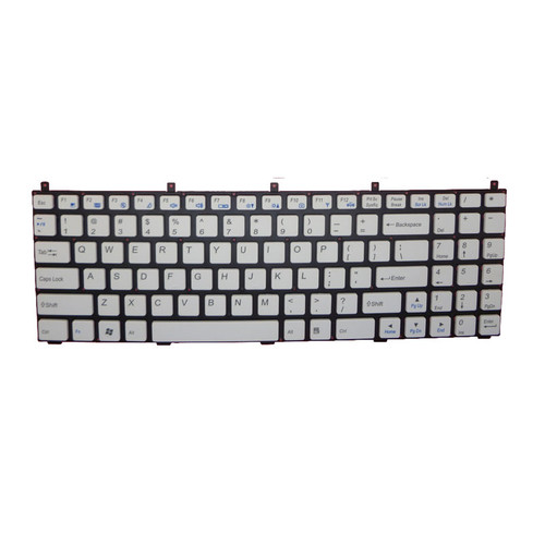 White Laptop Without Backlit Keyboard For BTO X·BOOK 15CL45 GT650M W150ERM English US Without Frame New