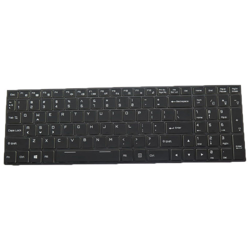 Laptop With Backlit Keyboard For BTO X•BOOK 17CL76 GTX1070 P671RS English US Black With Black Frame New