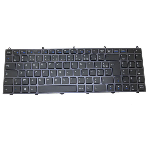 Laptop Keyboard For BTO P•Book 15CL54 GTX950 W650SB French FR Black With Gray Frame New