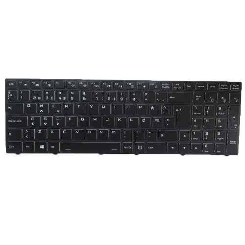 Laptop With RGB Backlit Keyboard For BTO X•BOOK 17CL875 GTX1060 PA71EP6 Norwegian NW Black With Black Frame New